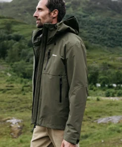 Fashion Finisterre Men's Stormbird Waterproof Jacket Olive
