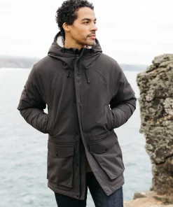 Outlet Finisterre Men's Vellus Parka Jacket Raven