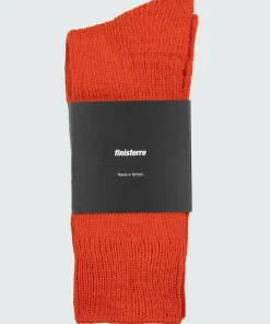 Cheap Finisterre Ribbed Sock DarkFlame