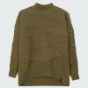 Best Finisterre Women's Arkose Knit Sweater WillowGreen