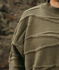 Best Finisterre Women's Arkose Knit Sweater WillowGreen