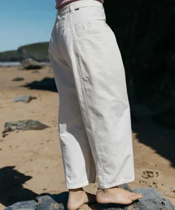Shop Finisterre Women's Croft Workwear Balloon Pant Ecru