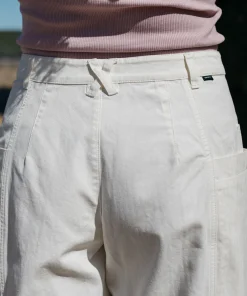 Shop Finisterre Women's Croft Workwear Balloon Pant Ecru
