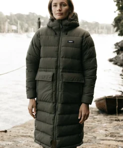 Outlet Finisterre Women's Elara Coat Olive
