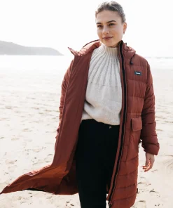 Cheap Finisterre Women's Elara Coat DarkRosewood