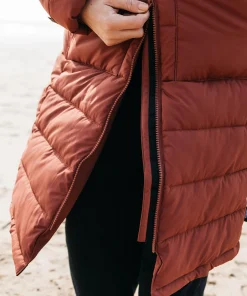 Cheap Finisterre Women's Elara Coat DarkRosewood