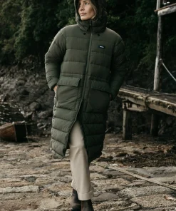 Outlet Finisterre Women's Elara Coat Olive