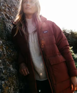 Cheap Finisterre Women's Elara Coat DarkRosewood