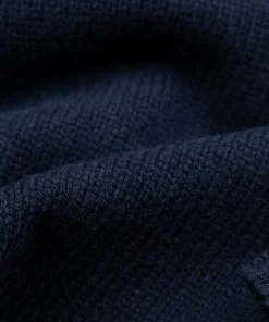 Store Finisterre Women's Eyre Roll Neck Knit Sweater Navy