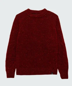Flash Sale Finisterre Women's Farne Crew Neck Knit Jumper BerryRed