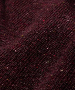 Discount Finisterre Women's Farne Roll Neck Knit Sweater BlackCherry