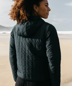 Shop Finisterre Women's Firecrest Hooded Jacket Black