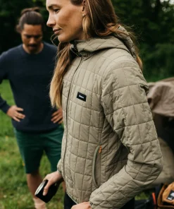 Best Sale Finisterre Women's Firecrest Hooded Jacket WillowGreen