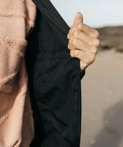 Shop Finisterre Women's Firecrest Hooded Jacket Black