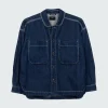 Clearance Finisterre Women's Gwavas Overshirt Denim