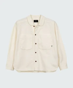 Sale Finisterre Women's Gwavas Overshirt Ecru