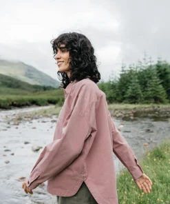 Fashion Finisterre Women's Gwavas Overshirt HeatherMist