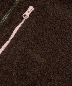 Best Sale Finisterre Women's Hegen 1/4 Zip Wool Fleece WillowGreen/SealBrown