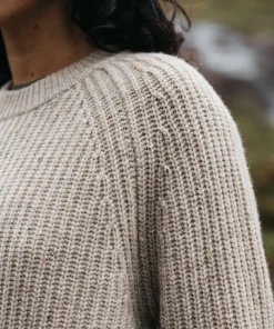 Clearance Finisterre Women's Mora Knit Sweater Oatmeal