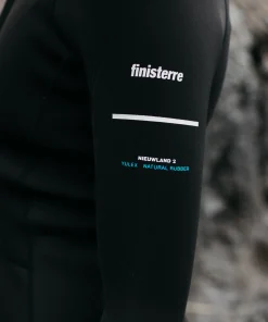 Cheap Finisterre Women's Nieuwland 2mm Yulex® Long Sleeve Swimsuit Black
