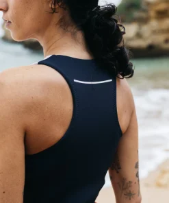 Best Sale Finisterre Women's Nieuwland 2mm Yulex® Swimsuit Navy/Sky/Rust