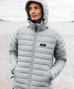 Store Finisterre Women's Nimbus Hooded Jacket Whale