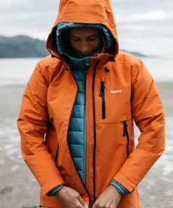 Clearance Finisterre Women's Stormbird Waterproof Jacket RedRust