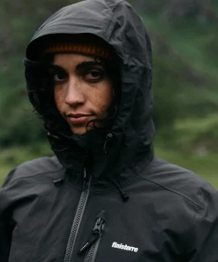 Shop Finisterre Women's Stormbird Waterproof Jacket Black