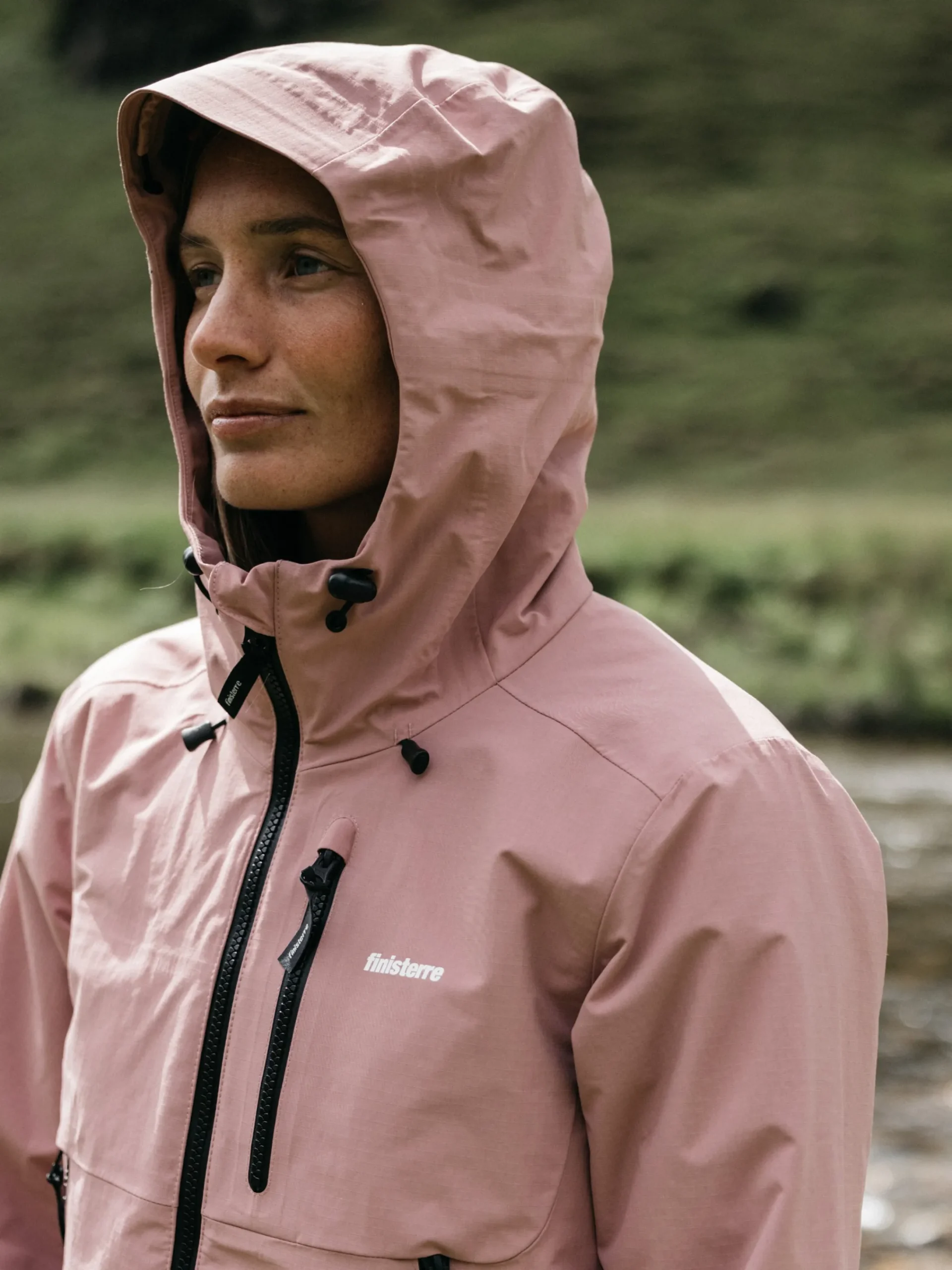 Sale Finisterre Women's Stormbird Waterproof Jacket HeatherMist