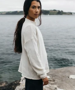 Online Finisterre Women's Taran Sweater Ecru