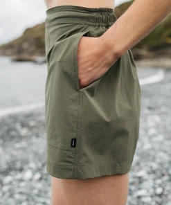 Online Finisterre Women's Walker Hybrid Shorts Olive