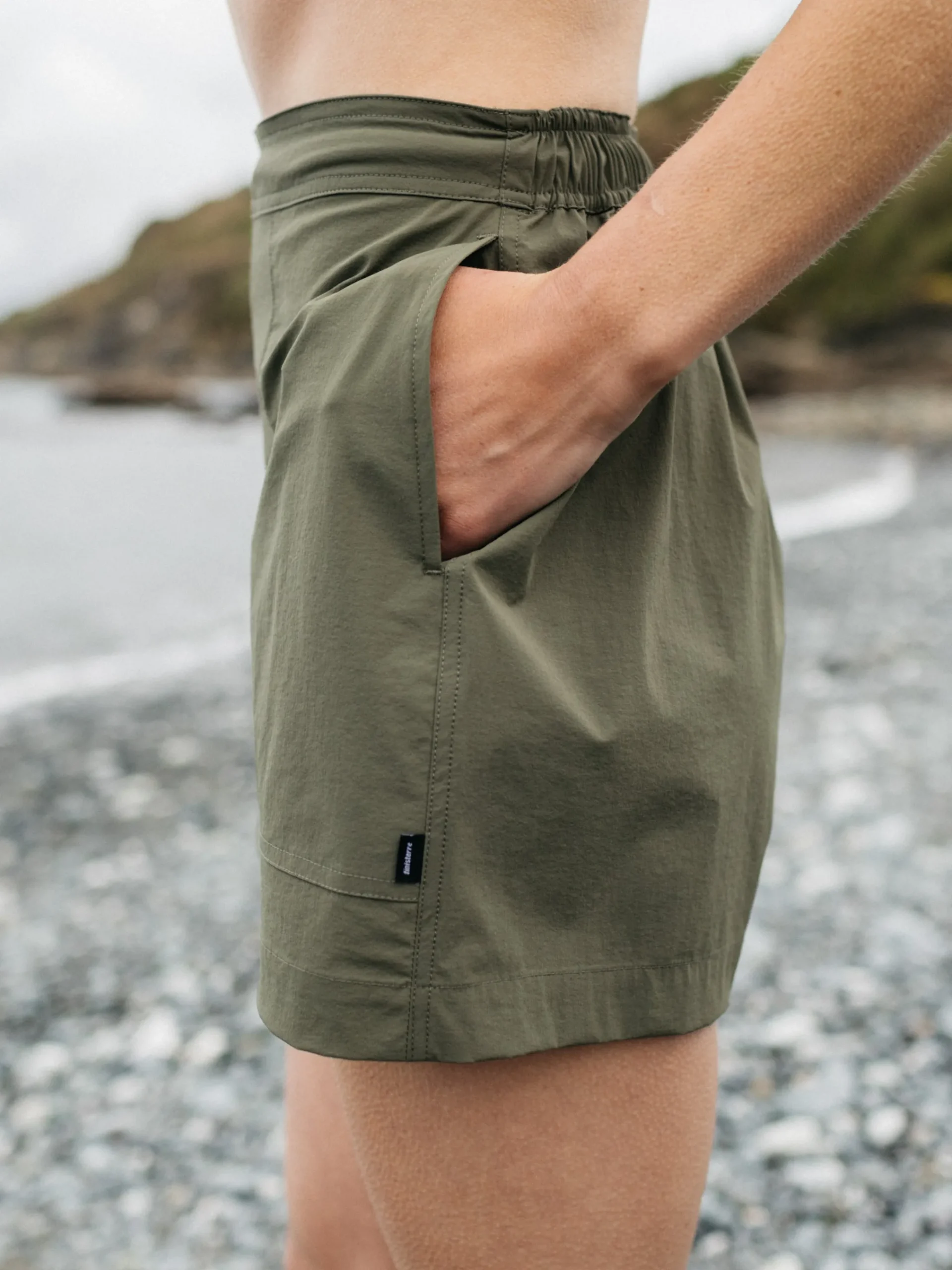 Online Finisterre Women's Walker Hybrid Shorts Olive