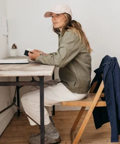 Cheap Finisterre Women's Yarrel Chore Jacket WillowGreen
